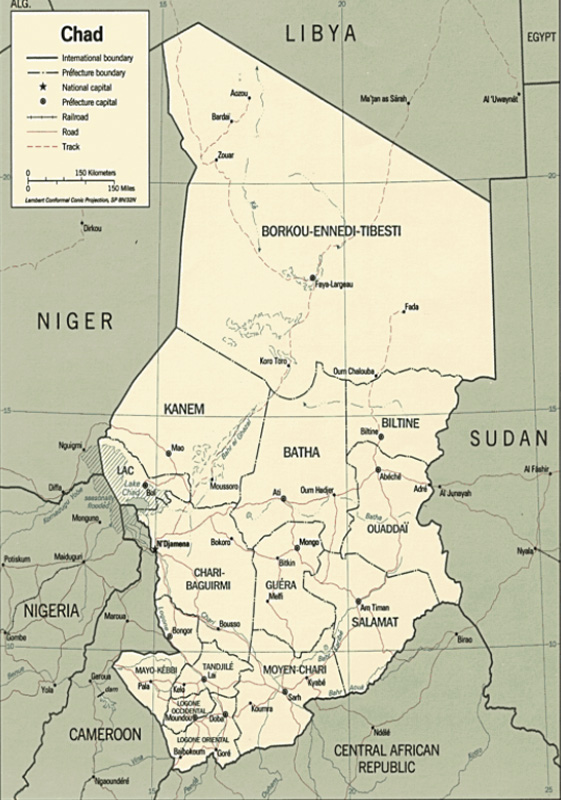 ilustracion mapa TChad